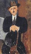 Amedeo Modigliani Seated Man with a Cane (mk39) Germany oil painting artist